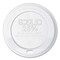 Eco-Products EcoLid 25% Recy Content Hot Cup Lid, White, F/10-20oz, PK1000 PK EP-HL16-WR - alternate 1